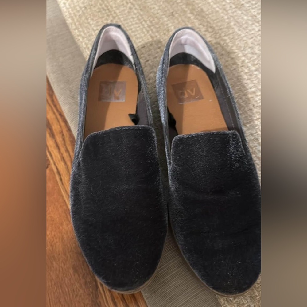 Dolce Vita purple velvet loafers size 8
